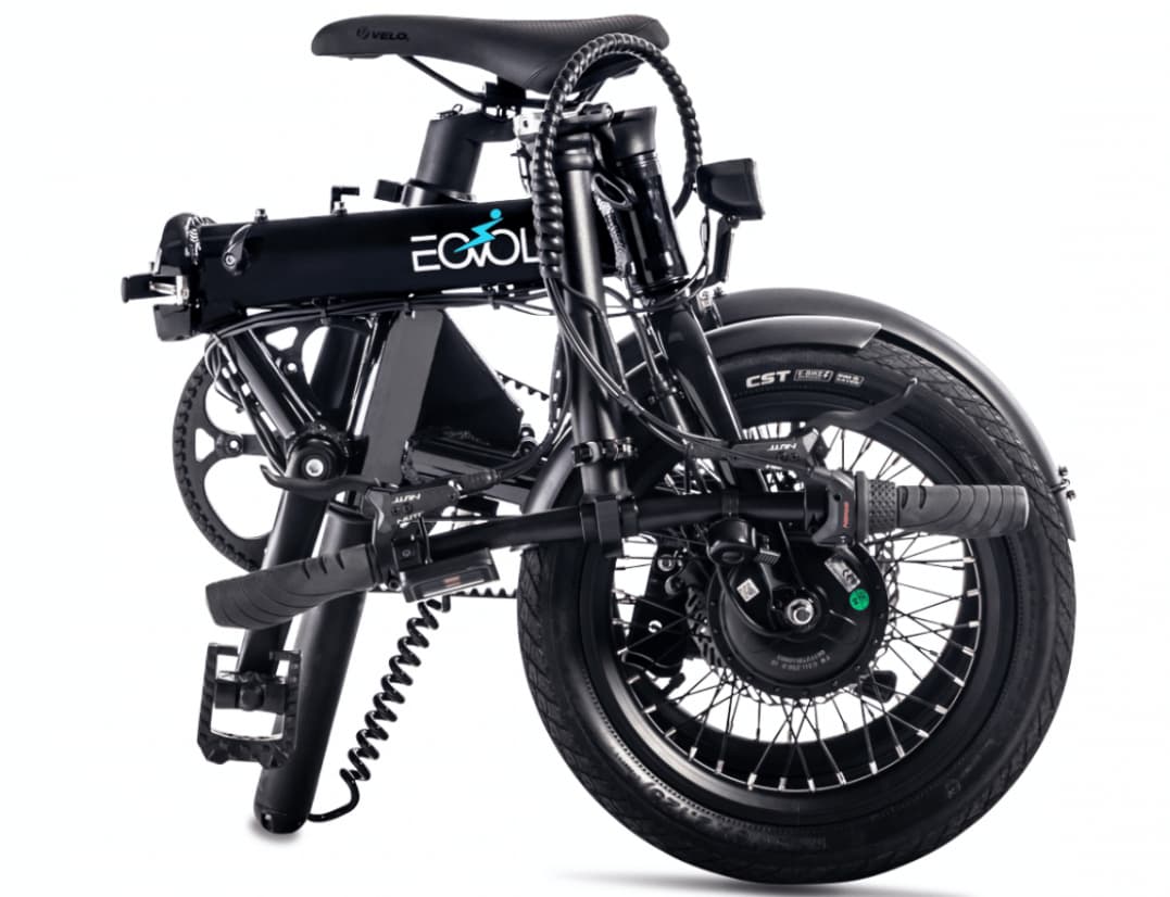 Electric Folding Bike EOVOLT City X Black