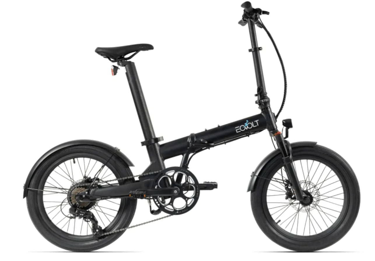 Electric Folding Bike 20 inch EOVOLT Comfort X Black