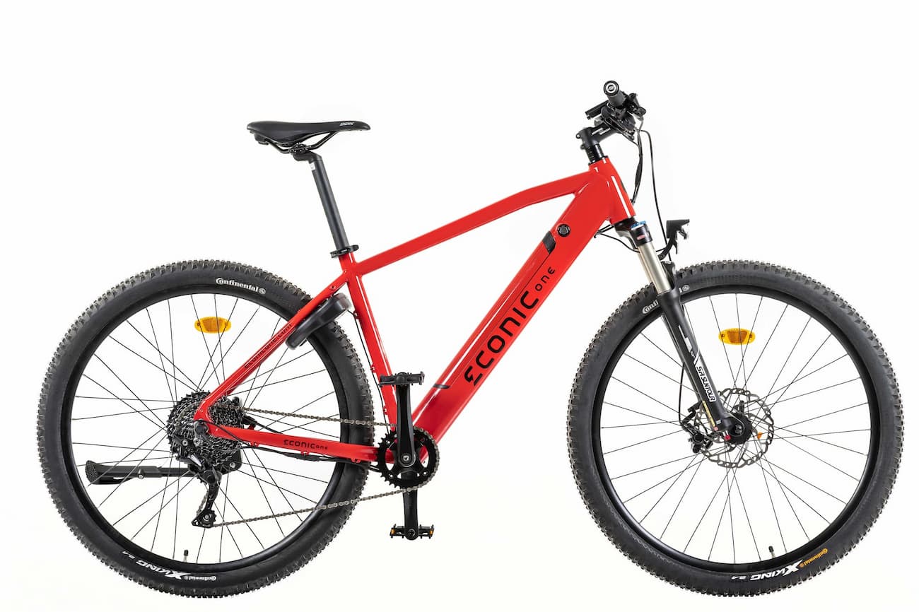 Electric Hardtail Mountain Bike Econic One XC Smart M 44cm Red