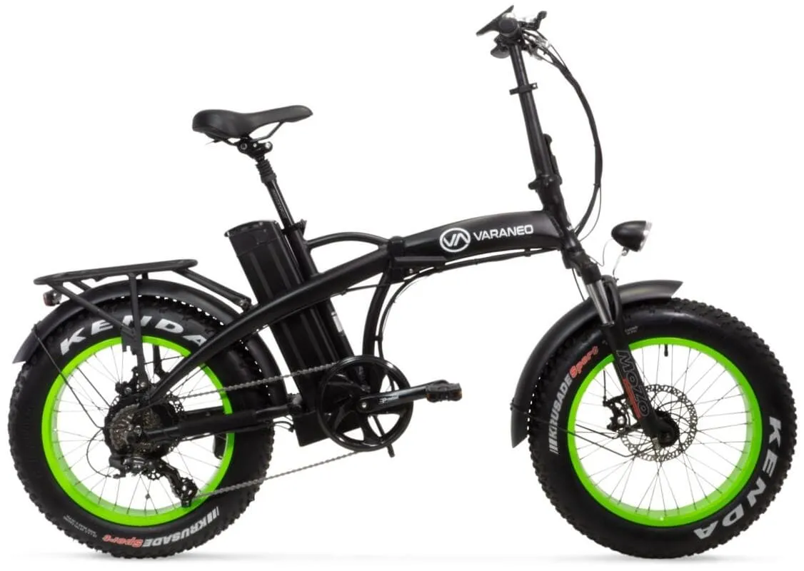 Electric Folding Bike Fat tyre Varaneo Dinky Sport Black Matt