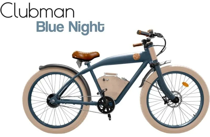 Rayvolt E Bike Cruiser Clubman Blue 360Wh