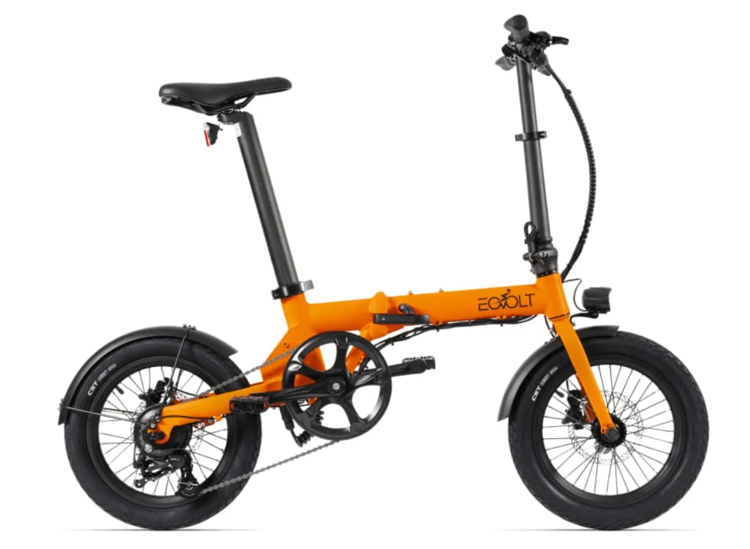 Electric Folding Bike EOVOLT City 4 Speed Orange
