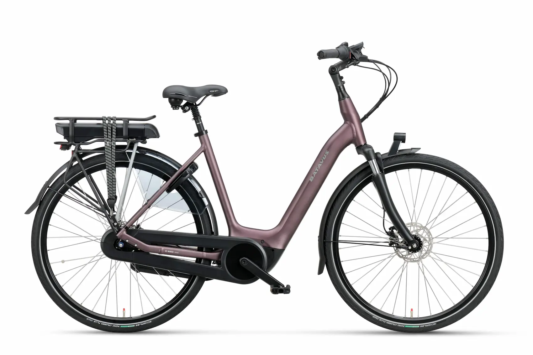 Batavus Finez E-go 500 7 Speeds Hybrid Electric Bike Ladies Bosch Pink 57cm