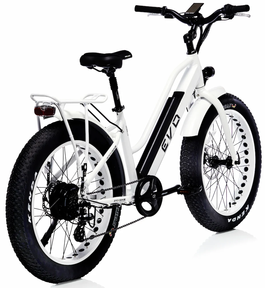 Ladies Electric Fat Bike EVO 500W White