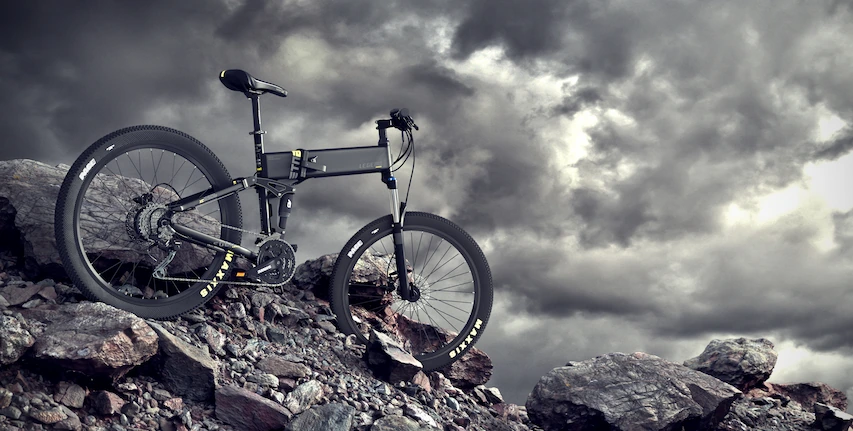 Smart Legend Etna Folding Electric Mountain Bike 250W Upgraded Battery 14ah Black