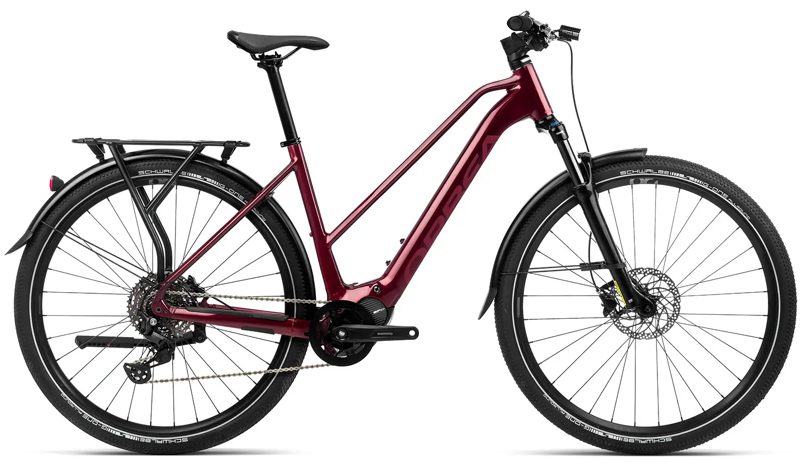 Orbea Kemen Mid 40 2023 Hybrid Electric Bike Unisex Mid Drive Red L