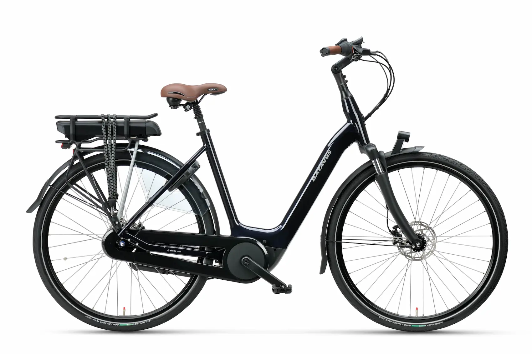 Batavus Finez E-go 500 7 Speeds Hybrid Electric Bike Ladies Bosch Blue 61cm