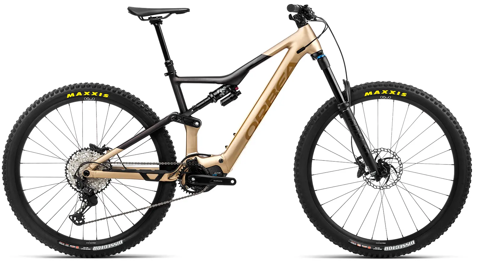 Orbea Rise H10 2023 Electric Mountain Bike Fully 29 Inch Gold L