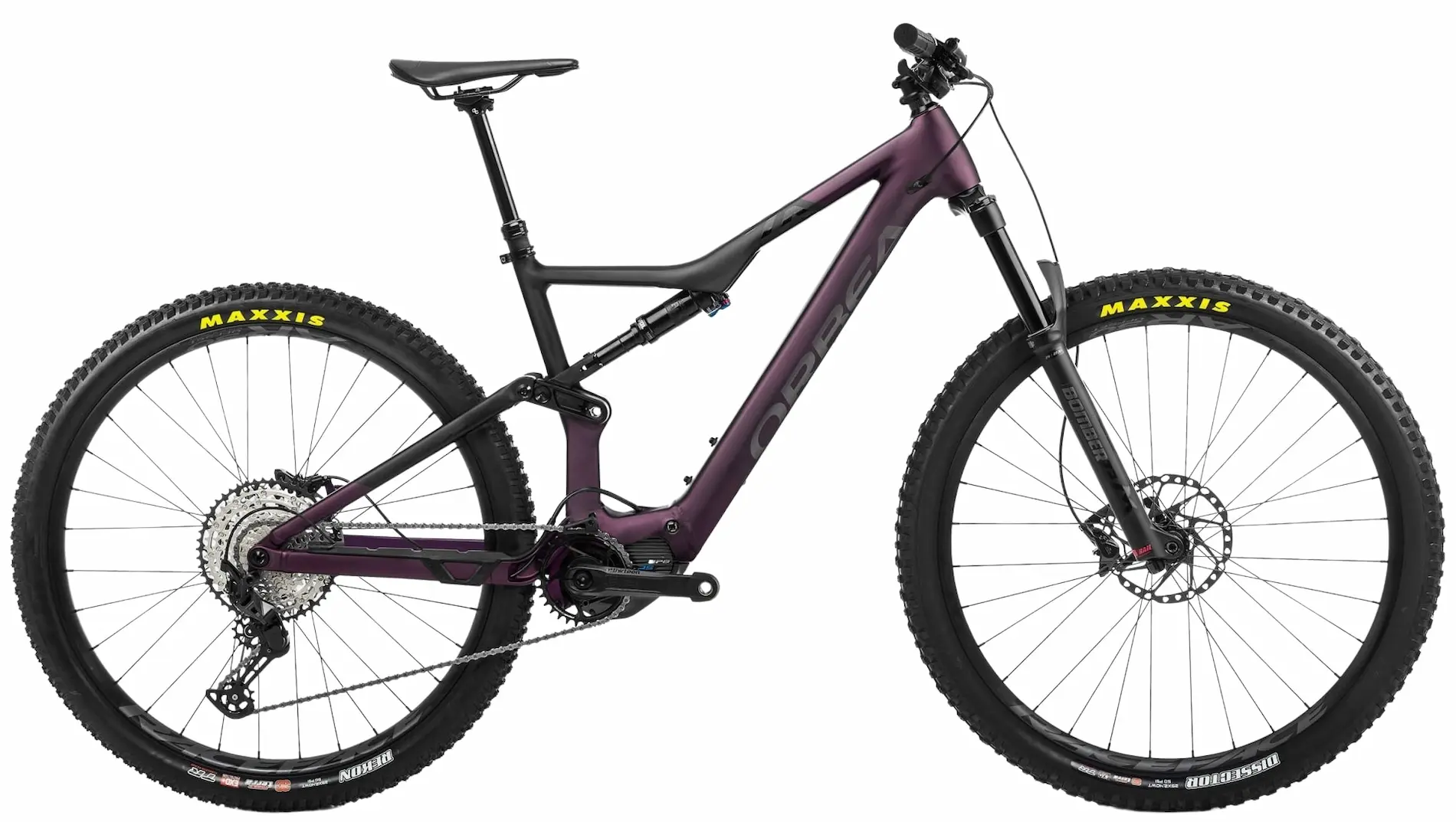 Orbea Rise H30 Full Suspension Electric Mountain Bike Violett XL