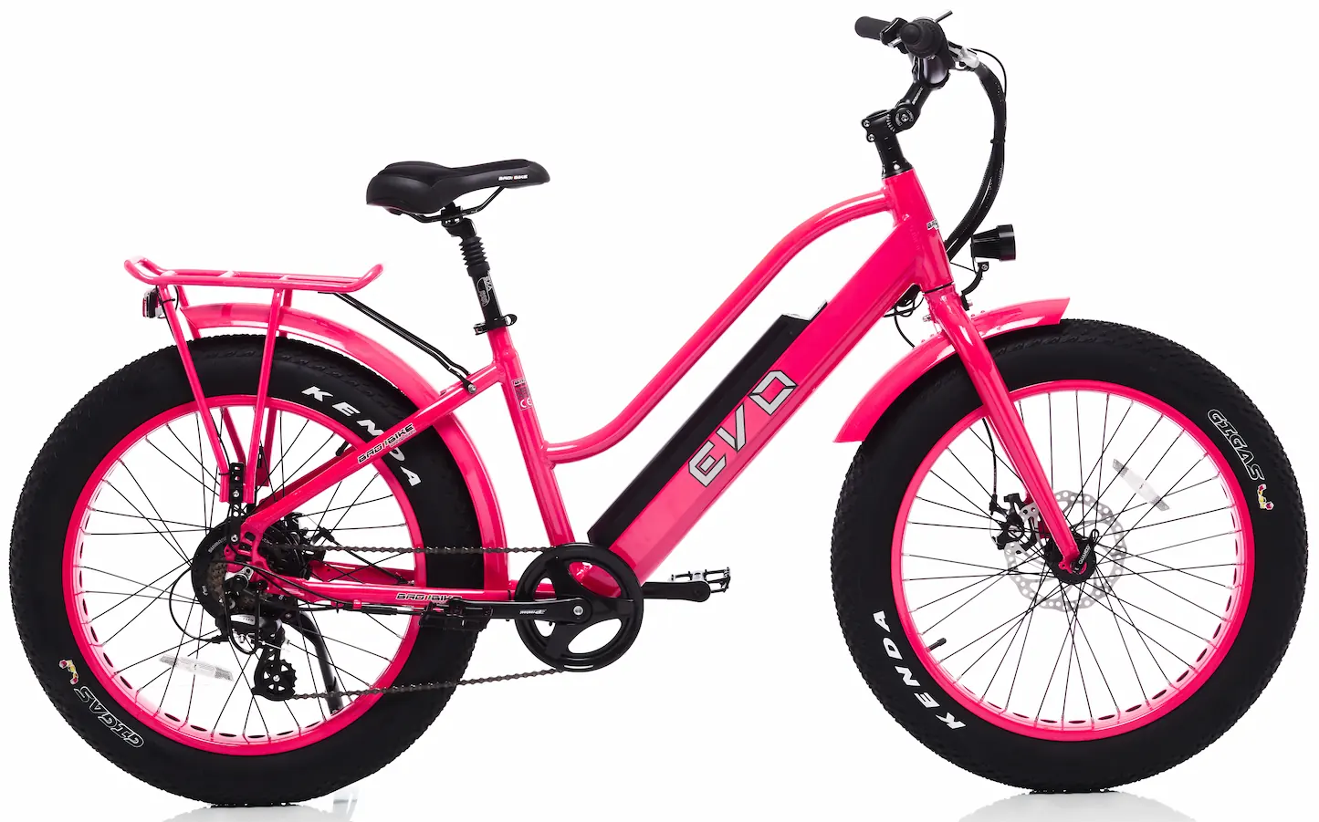 Ladies Electric Fat Bike EVO 500W Pink