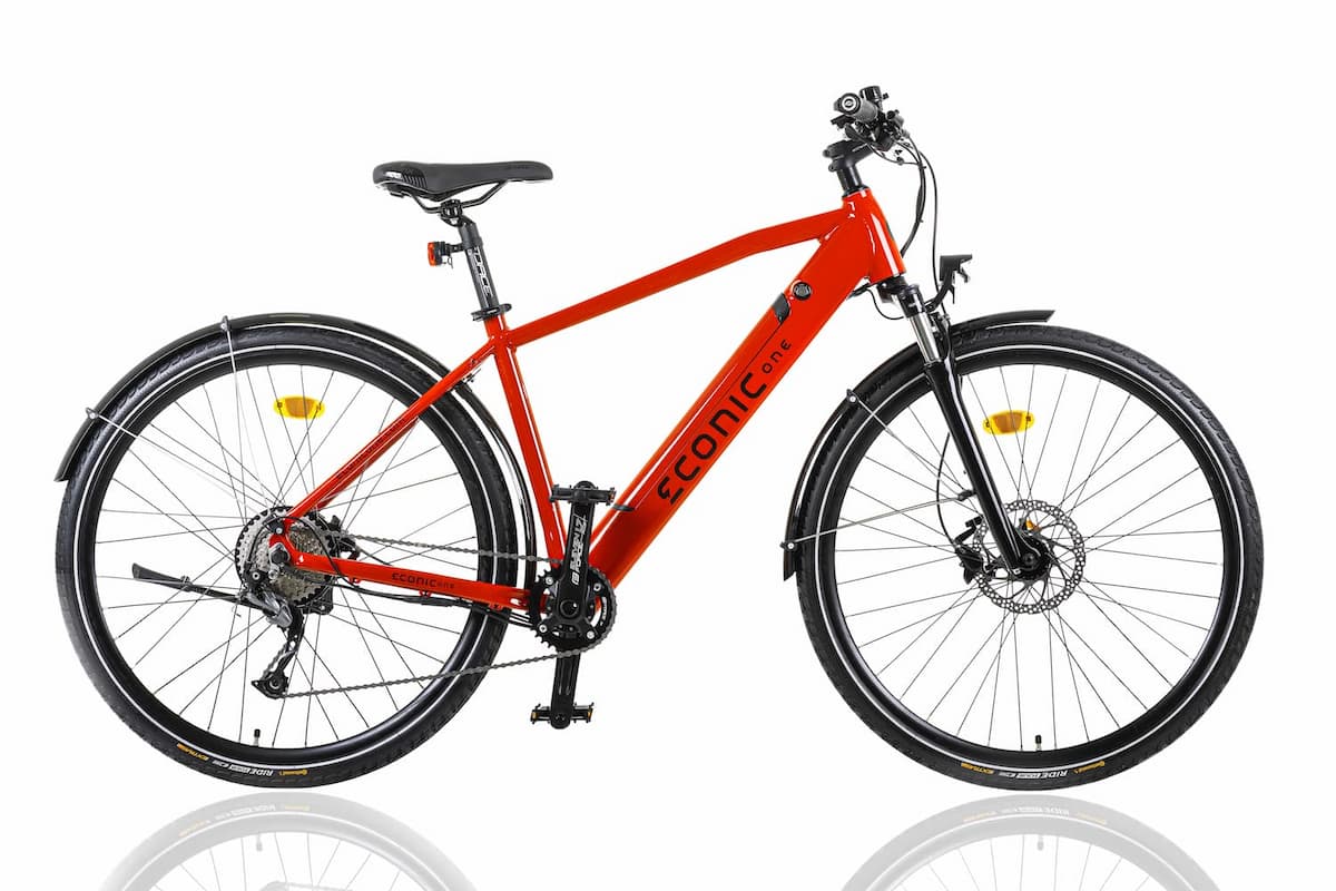 Electric Hybrid Bike Econic One Urban M 44cm Red