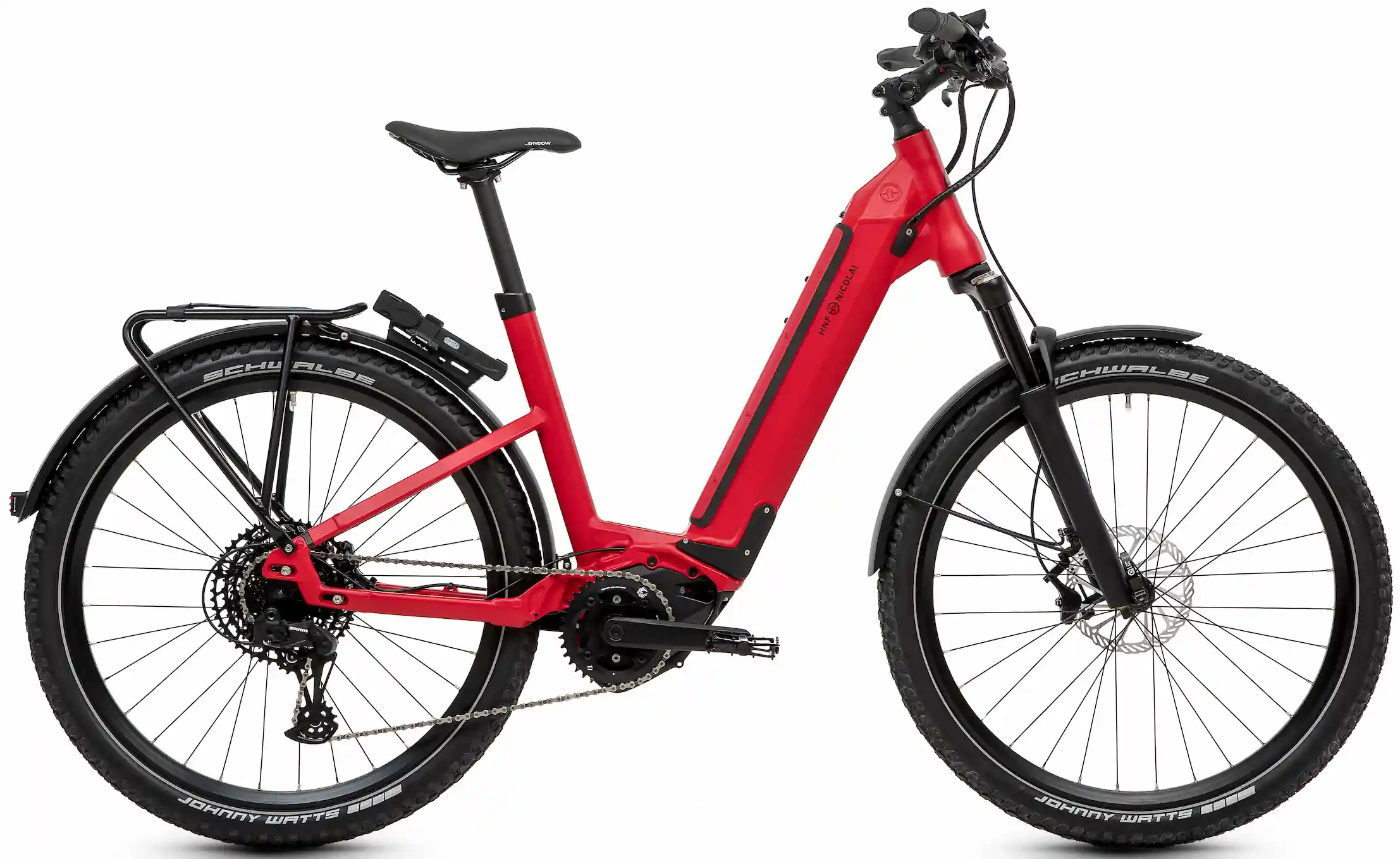 Not Available -  E Bike Damen Mountainbike Bosch Mittelmotor Rot M