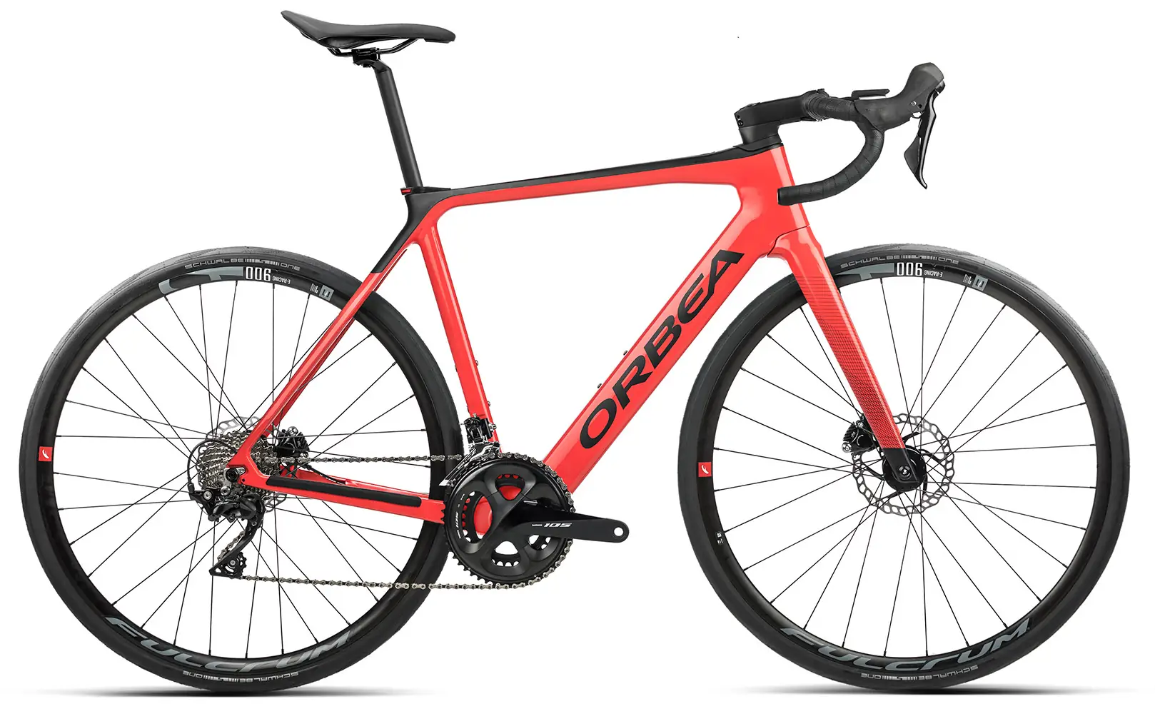 Orbea Gain M30 Electric Road Bike Lightweight Carbon Frame Red M 52cm
