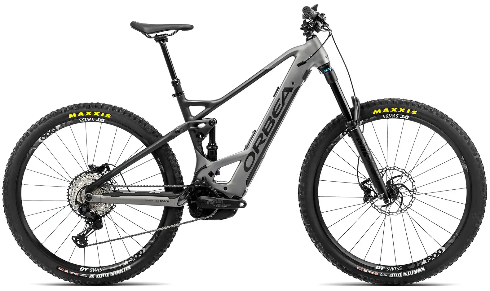 Not Available - Orbea Wild FS H10 Full Suspension Electric Mountain Bike Silver L