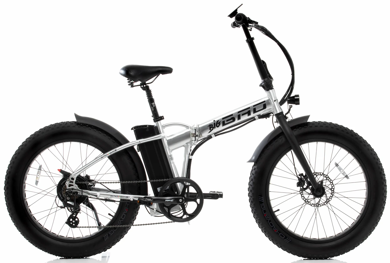24 Inch Folding Electric Bike with fat wheels BIG BAD 500W Aluminium