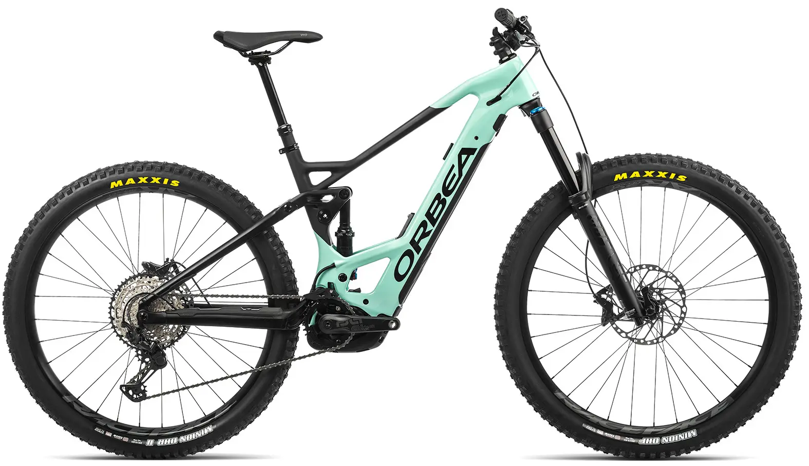 Not Available - Orbea Wild FS M20 Full Suspension Electric Mountain Bike Bright Green L
