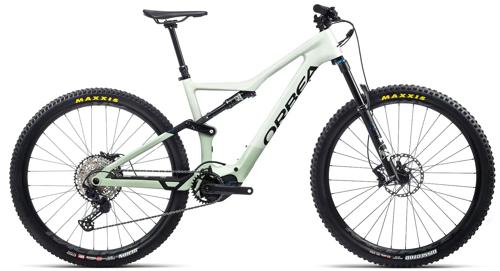 Not Available - Orbea Rise M20 Full Suspension Electric Mountain Bike White M
