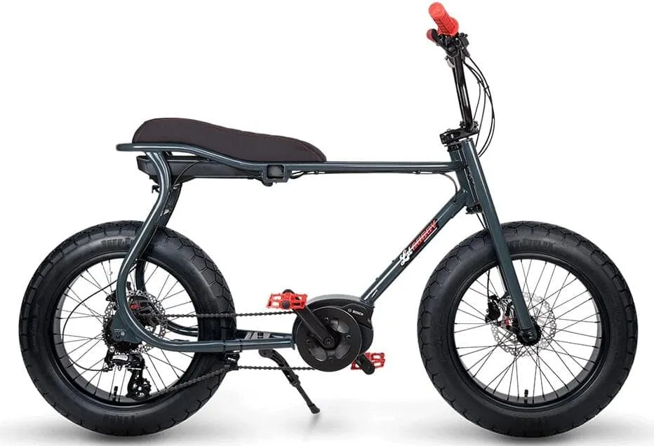Ruff Cycles Retro Electric Fat Bike Bosch Mid Drive Lil'Buddy 500Wh CX Black