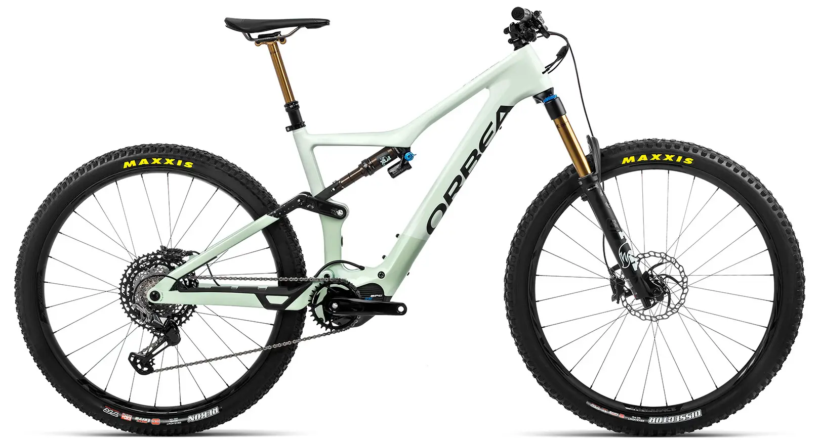 Not Available - Orbea Rise M Team Full Suspension Electric Mountain Bike White M