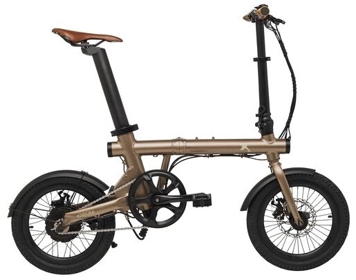 Electric Folding Bike 16 Inch Mini E Bike Rayvolt Exxite XXS Copper 440Wh