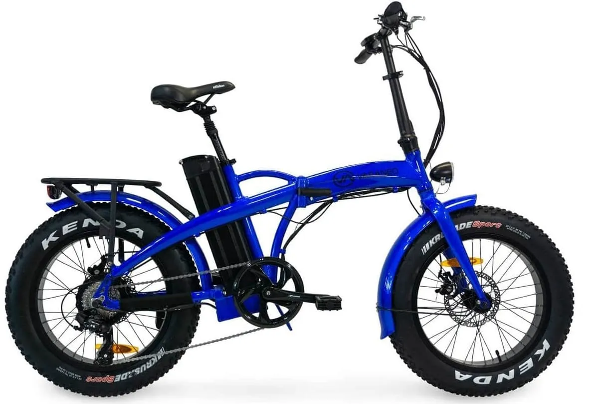 Electric Folding Bike Fat tyre Varaneo Dinky Blue