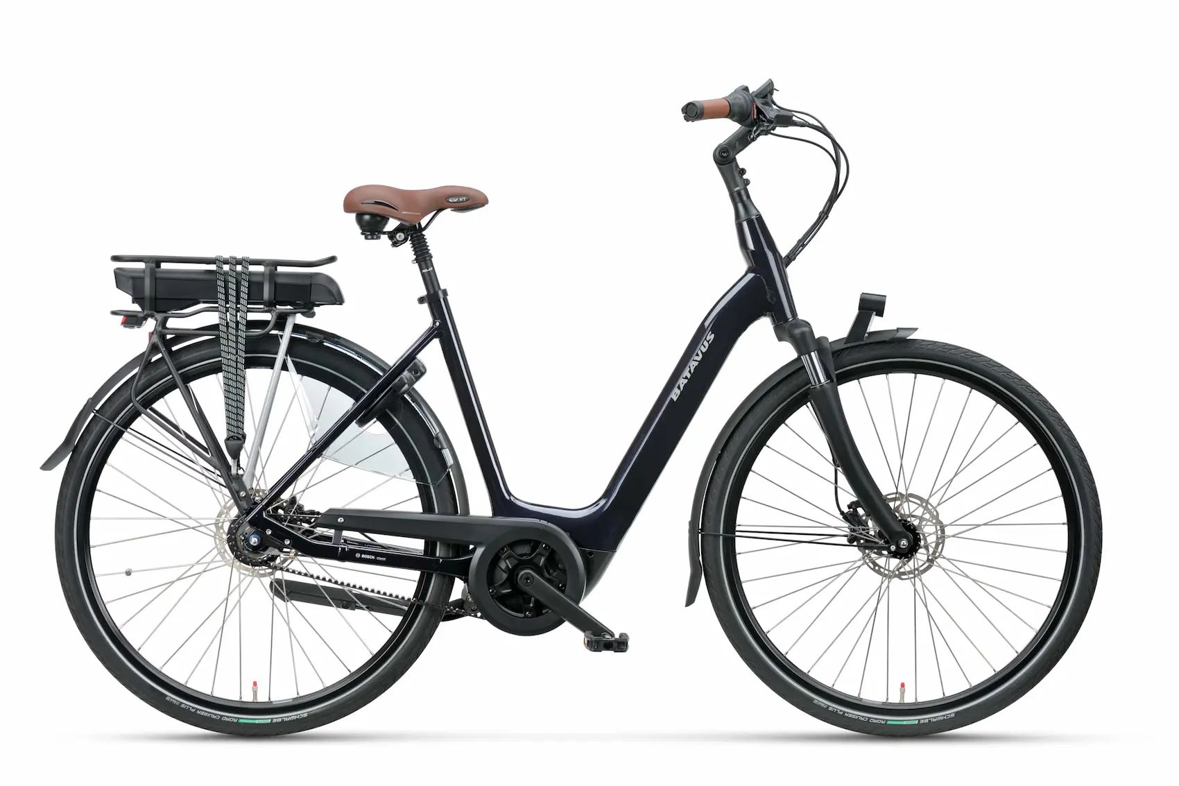 Batavus Finez E-go Exclusive 500 Hybrid Electric Bike Ladies Bosch Blue 48cm