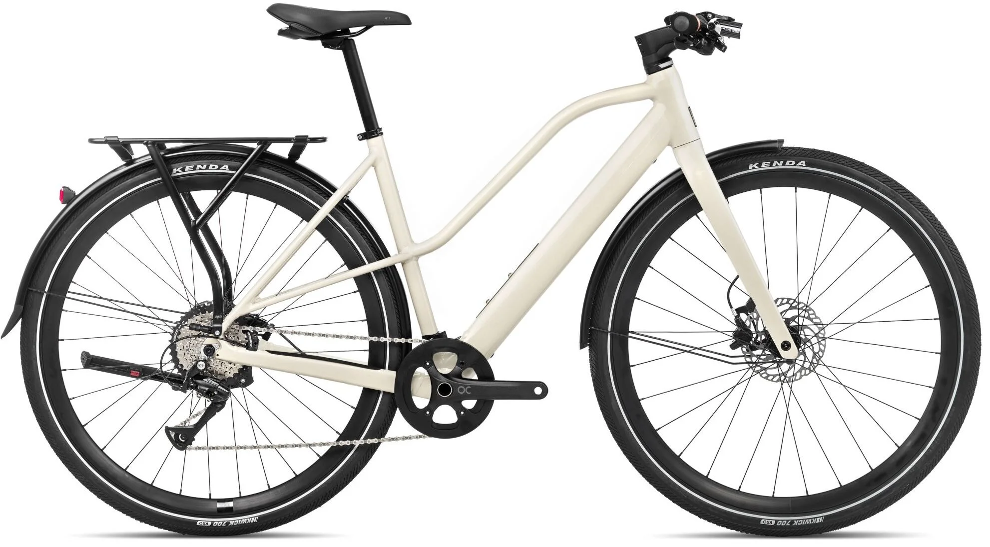 Orbea VIBE MID H30 EQ 2024 Lightweight Urban Electric Bike Ladies White L