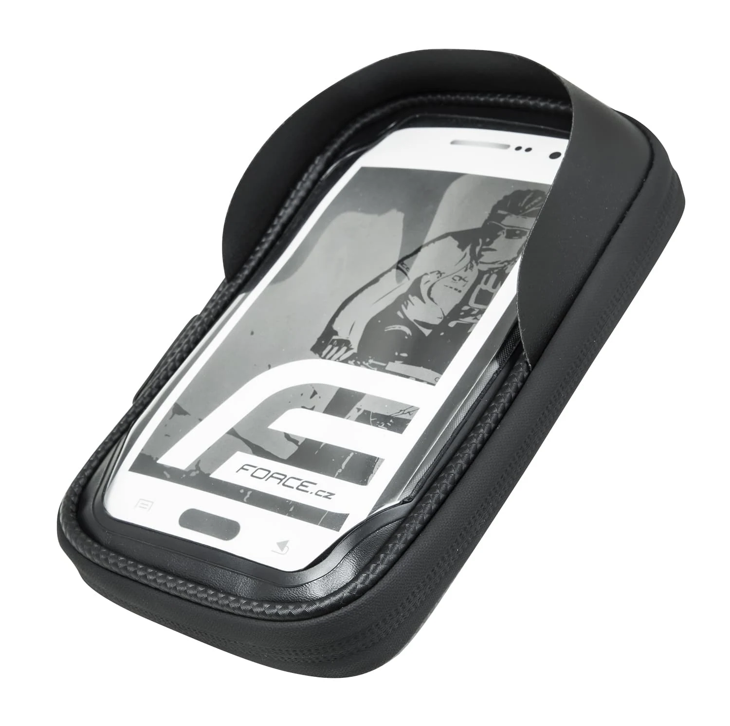 Smart Phone holder Bike Light Force Touch black