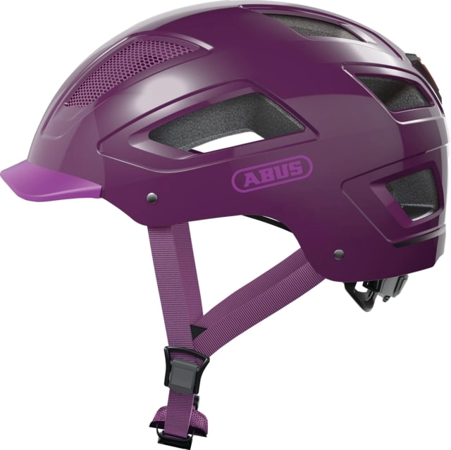 Abus Bike Helmet Urban with light HYBAN 2.0 purple M