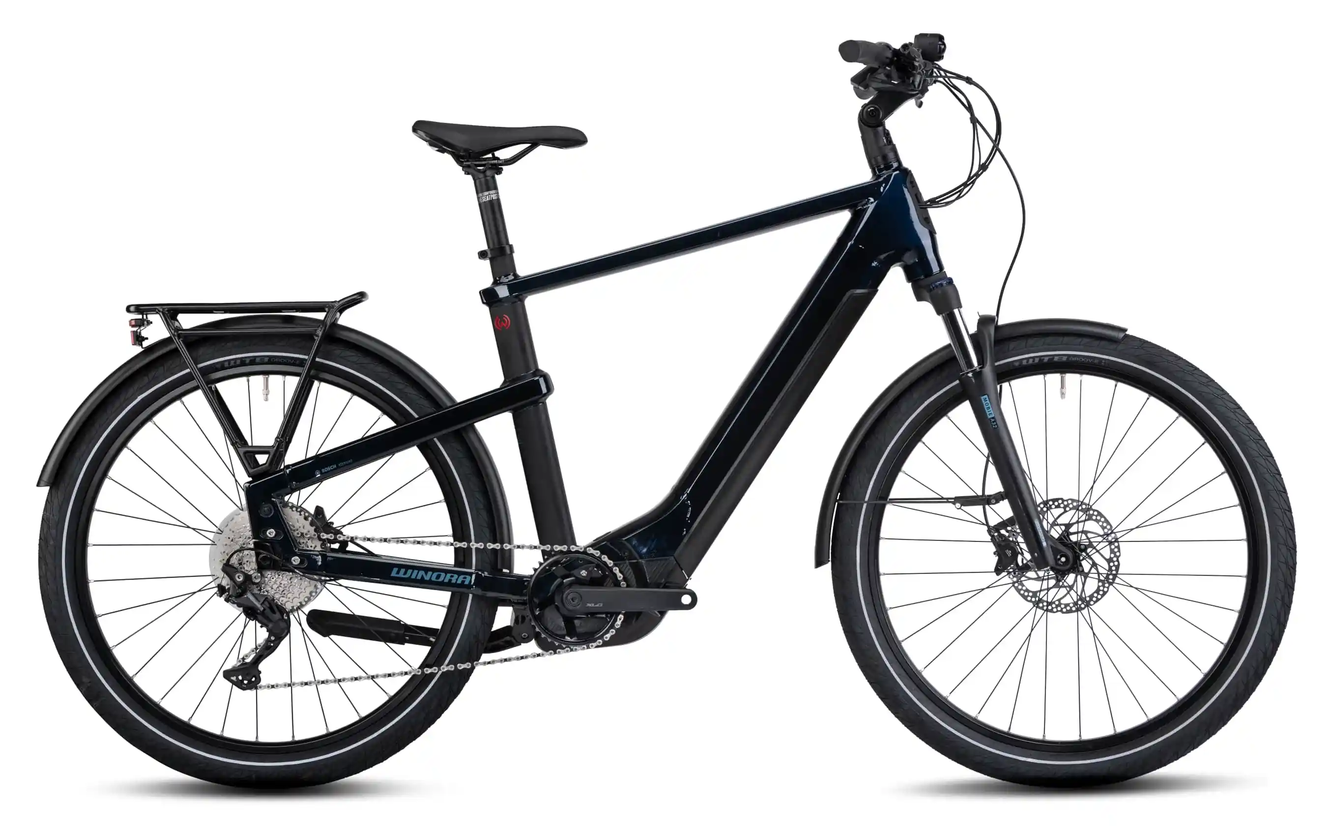 Winora Yakun 10 Hybrid Electric Bike Mens Bosch mid drive 27.5 Inch 60cm