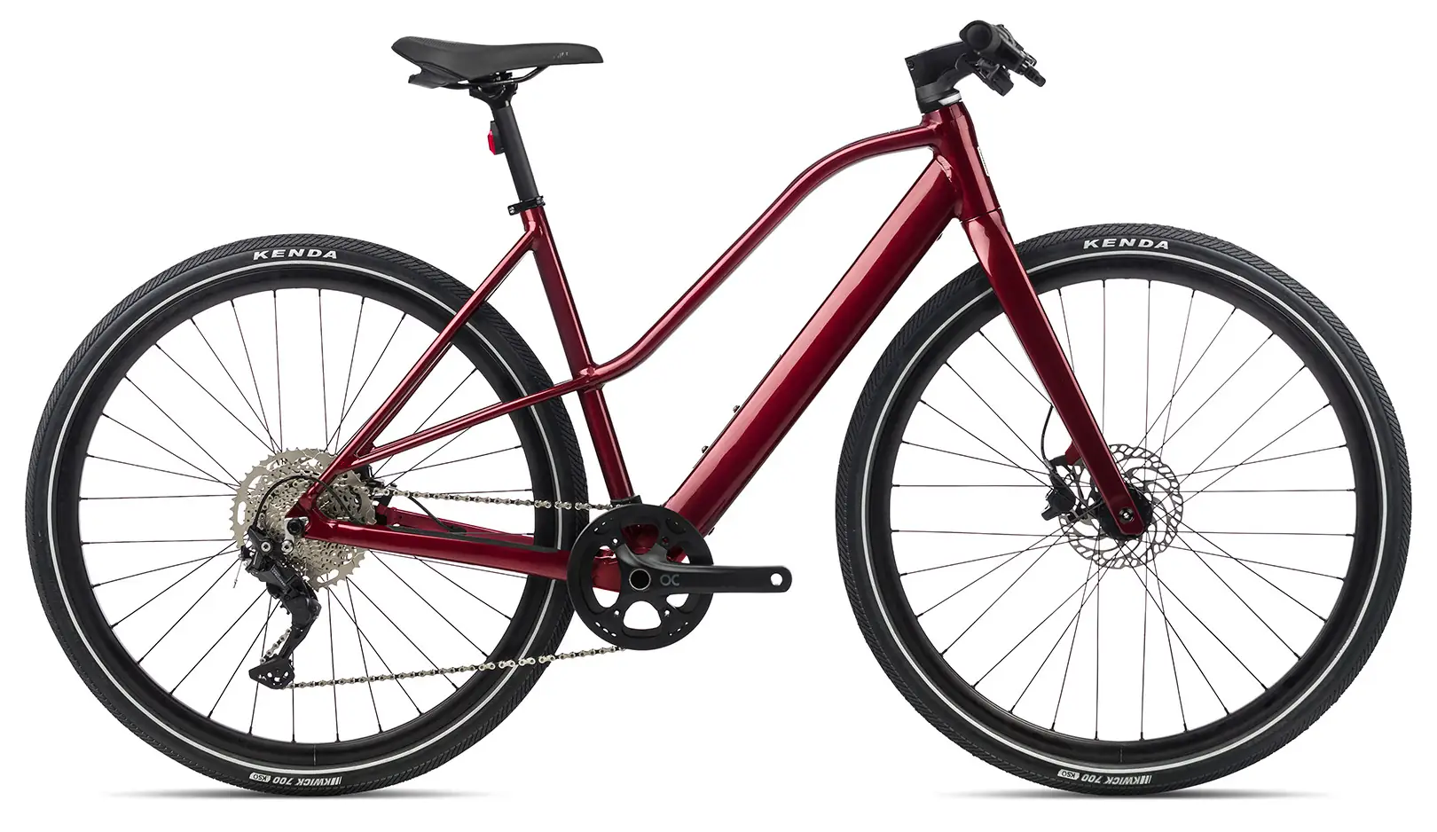 Orbea VIBE MID H30 2023 Urban Electric Bike Ladies 28 Inch Red S
