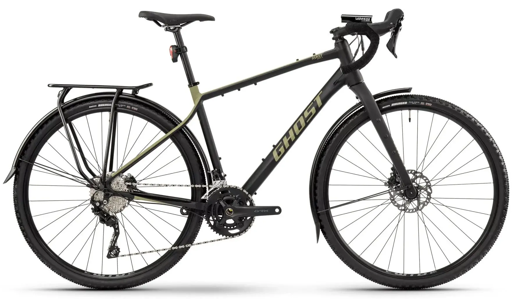 Ghost Asket Essential EQ Gravel Bike with rear rack and fenders M