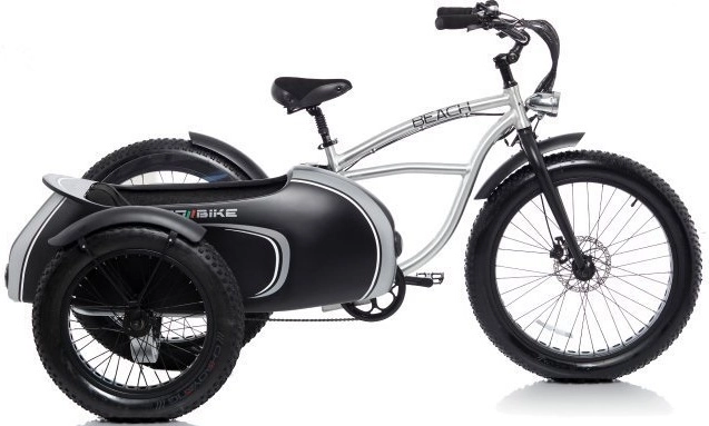 Electric Fat Bike Side Car 500W Aluminium