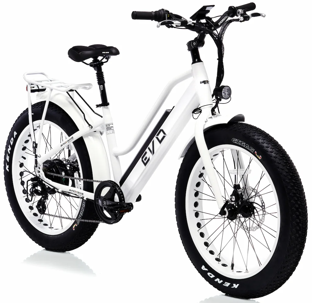 Ladies Electric Fat Bike EVO 250W White