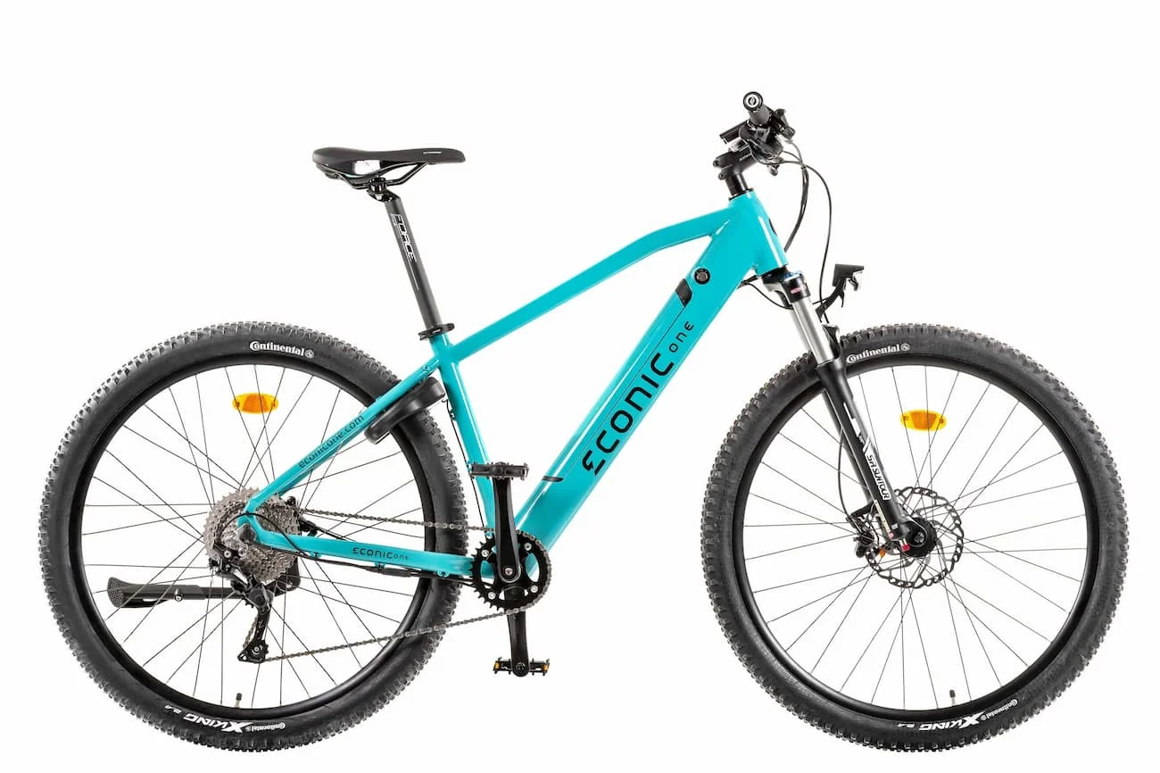 Electric Hardtail Mountain Bike Econic One XC Smart M 44cm Turquoise