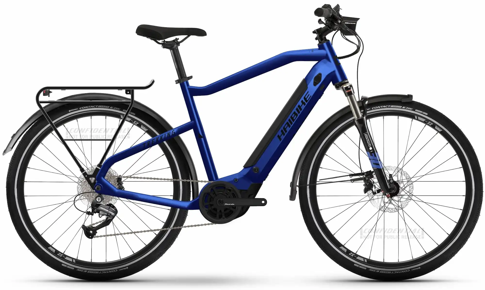 Haibike Trekking 4 2022 Hybrid Electric Bike Mens Yamaha 27.5" 56cm Blue