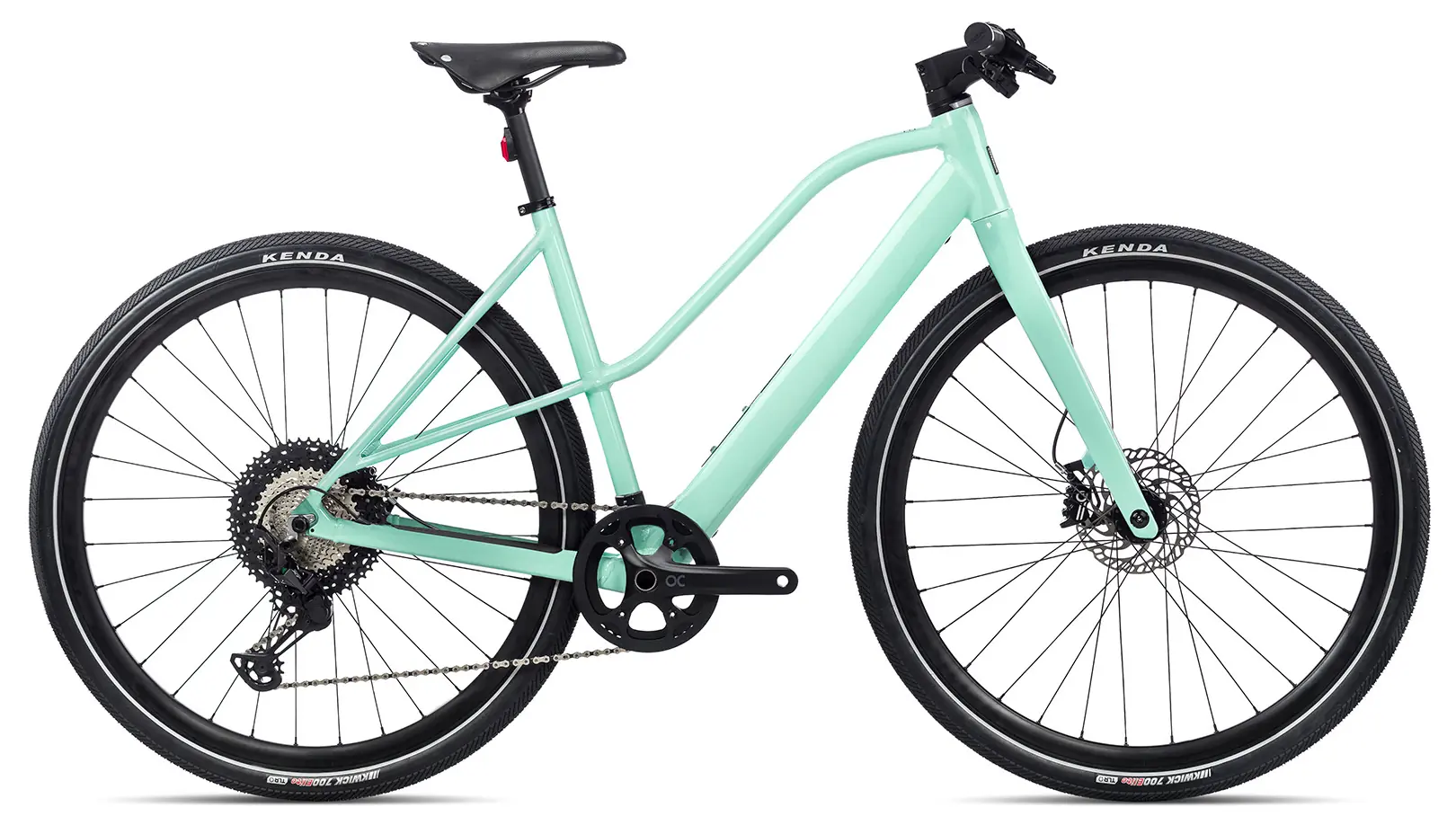 Orbea VIBE MID H10 2023 Urban Electric Bike Ladies 28 Inch Turquoise S